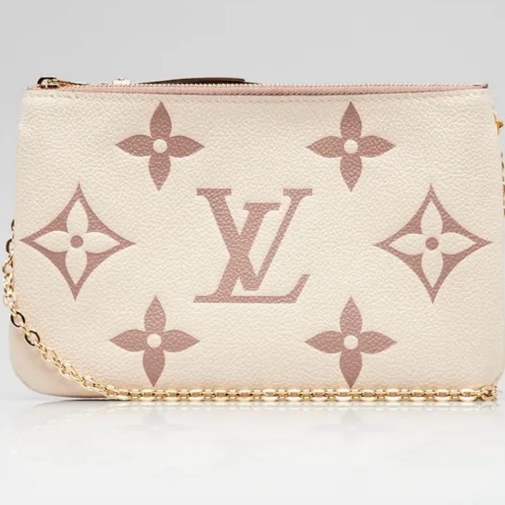 Louis Vuitton giant double zip pochette